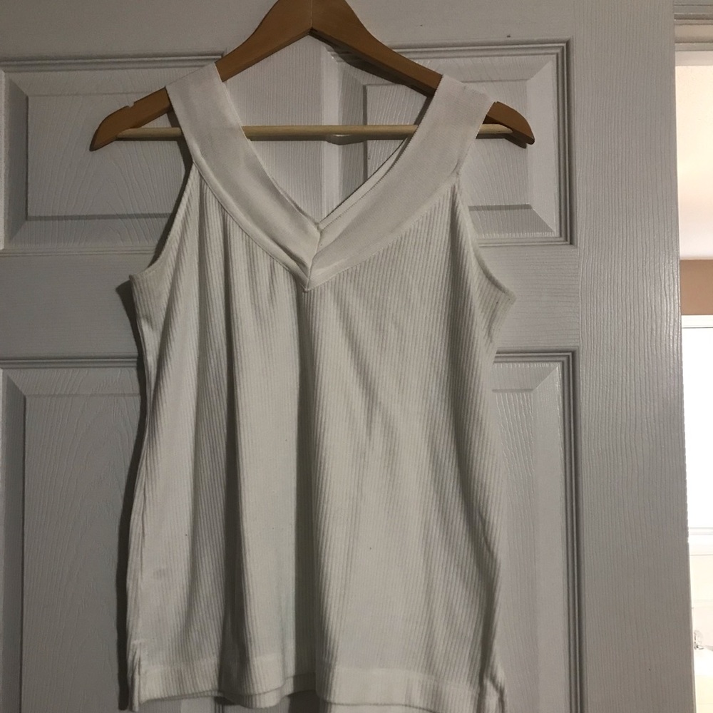 Ann Taylor white tank top
